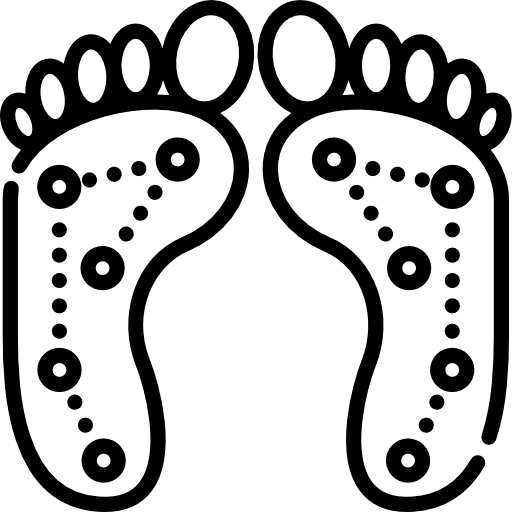 Fußreflexzonen Icon